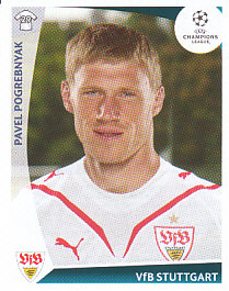 Pavel Pogrebnyak VfB Stuttgart samolepka UEFA Champions League 2009/10 #461